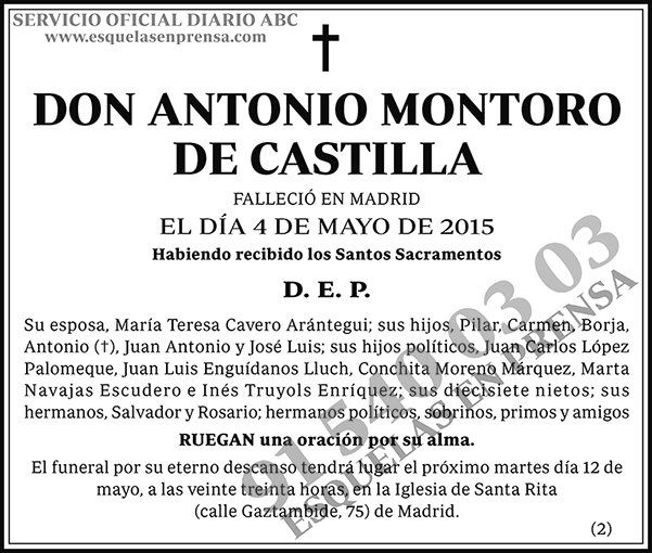 Antonio Montoro de Castilla